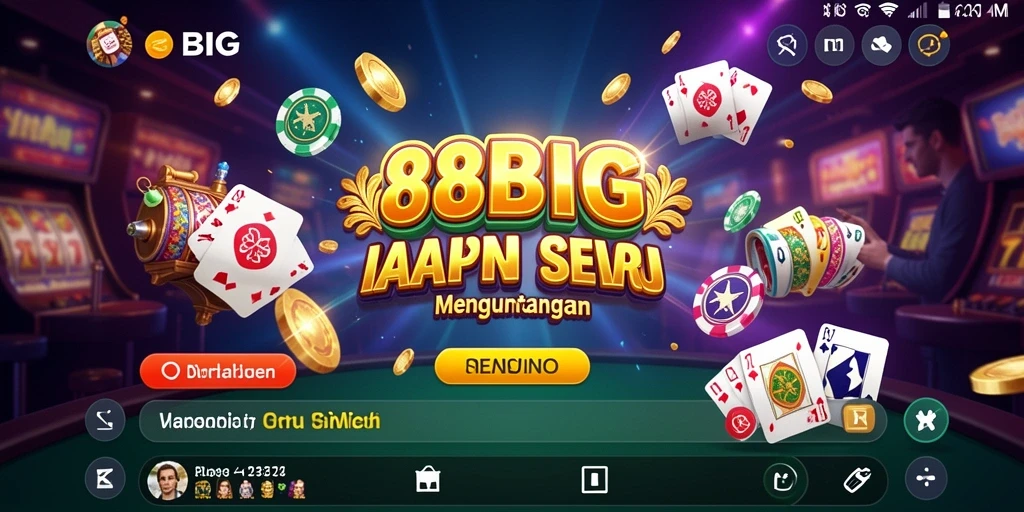 Screenshot gameplay Kasino yang menampilkan keseruan bermain di 88BIG.