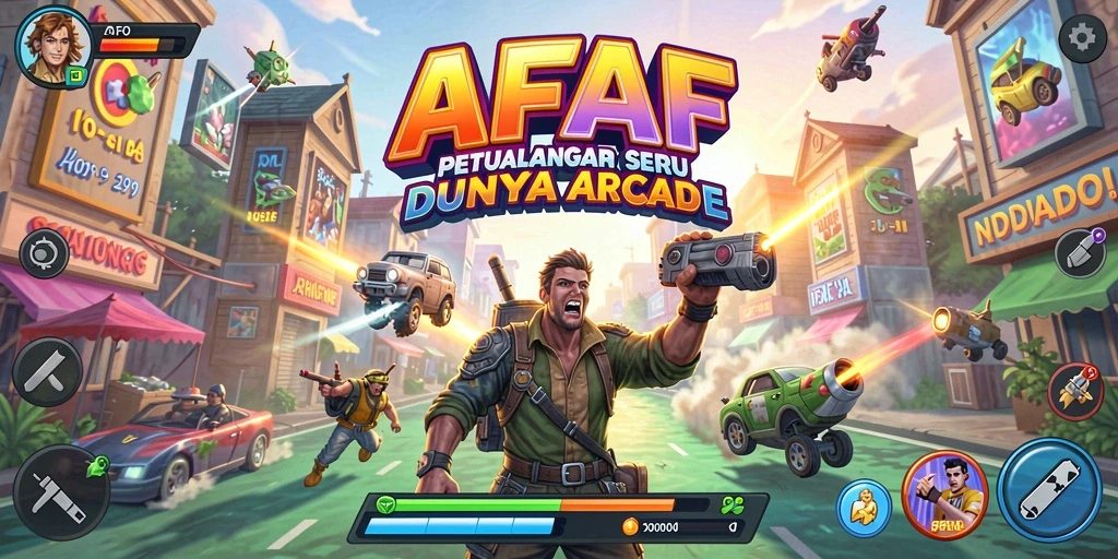 Tampilan menarik dari gameplay AFAF yang penuh aksi.