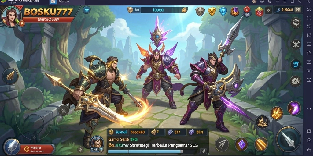 Tampilan gameplay BOSKU777 yang menarik dan penuh strategi.