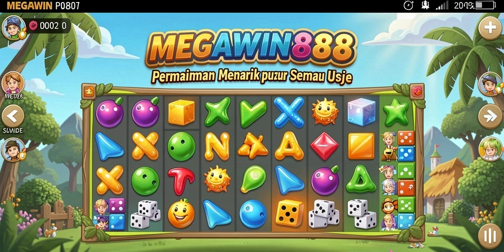 Gameplay MEGAWIN888 dengan teka-teki yang menantang dan menarik.