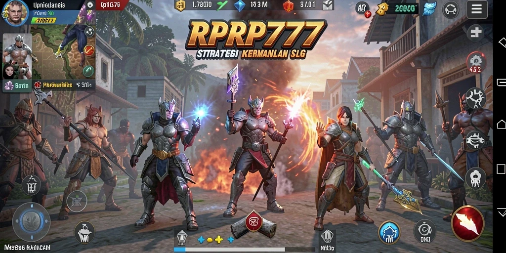Tampilan gameplay RPRP777 yang dinamis dan strategis.