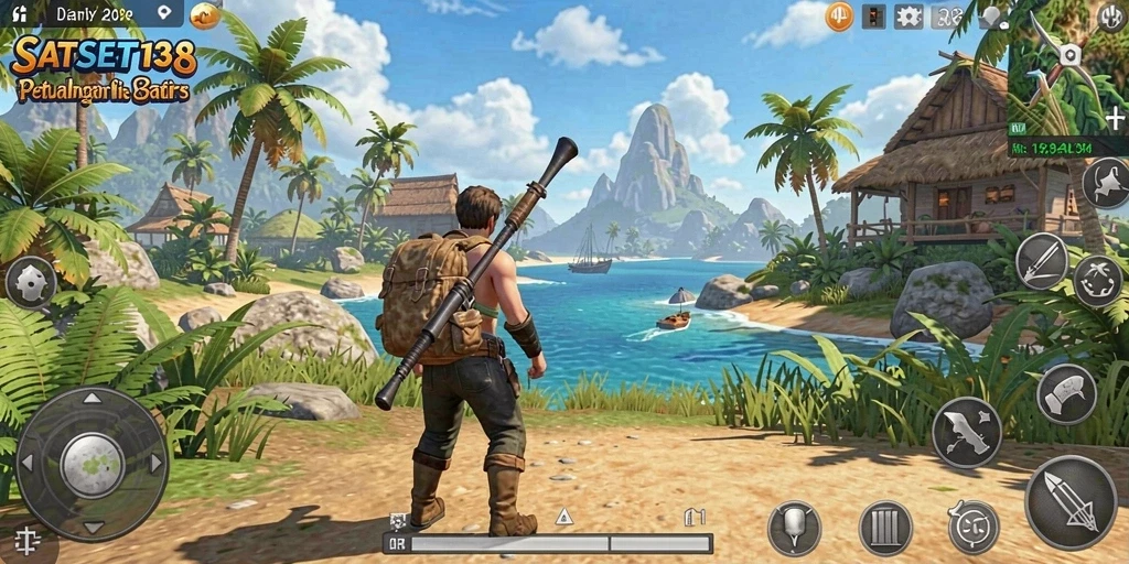 Gameplay SATSET138 yang memikat dalam dunia terbuka.