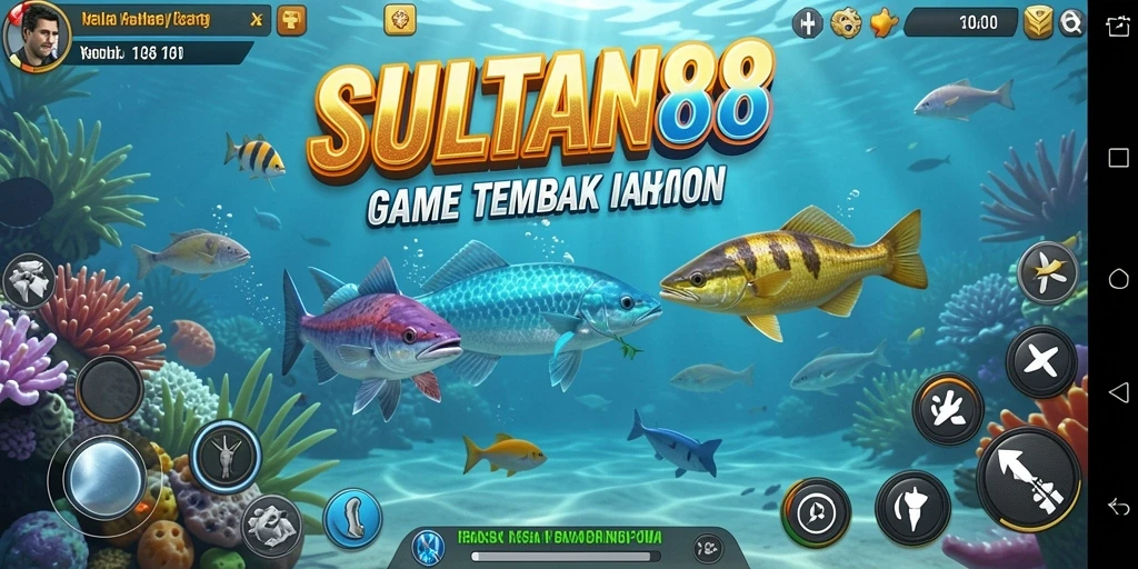 Tampilan gameplay menembak ikan yang seru dan menantang di SULTAN88.