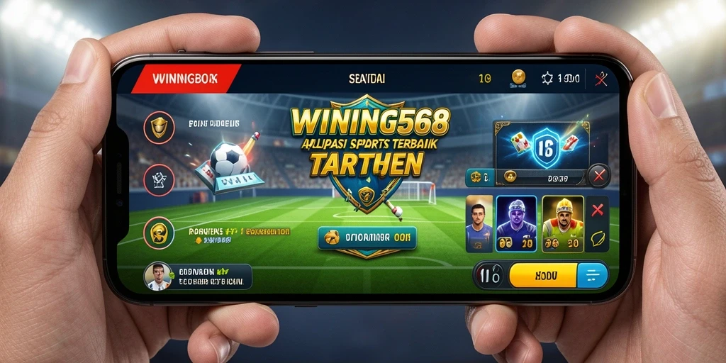 Tampilan gameplay yang menarik dari aplikasi Sportsbook WINNING568.